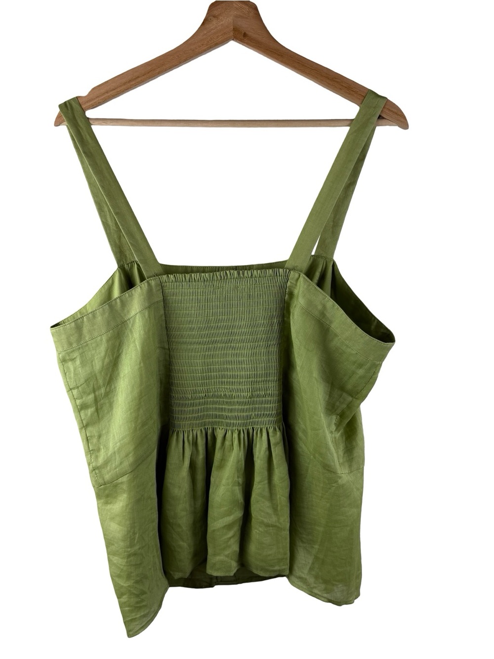 NWT Banana Republic Ramie Button Front Tank Top new XL Tall - Picture 8 of 9
